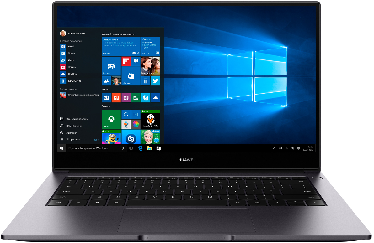 

Ноутбук Huawei MateBook D 14 (53011UXA) Space Gray