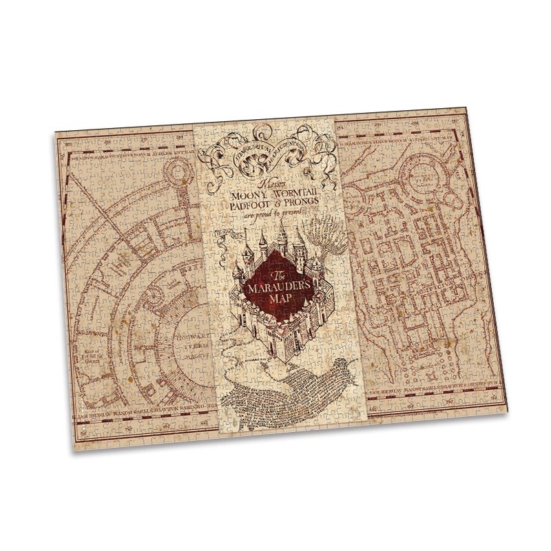 

Пазл HARRY POTTER Marauder's Map (Гарри Поттер Карта Мародеров) 50 х 70 см 1000 деталей (ABYJDP002)