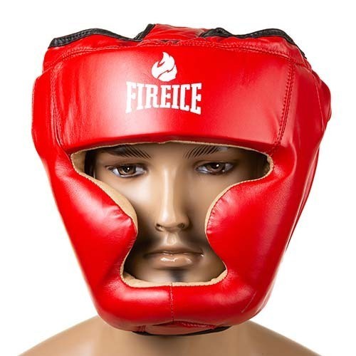

Шлем закрытый для единоборств красный Fire&Ice Flex, размер S