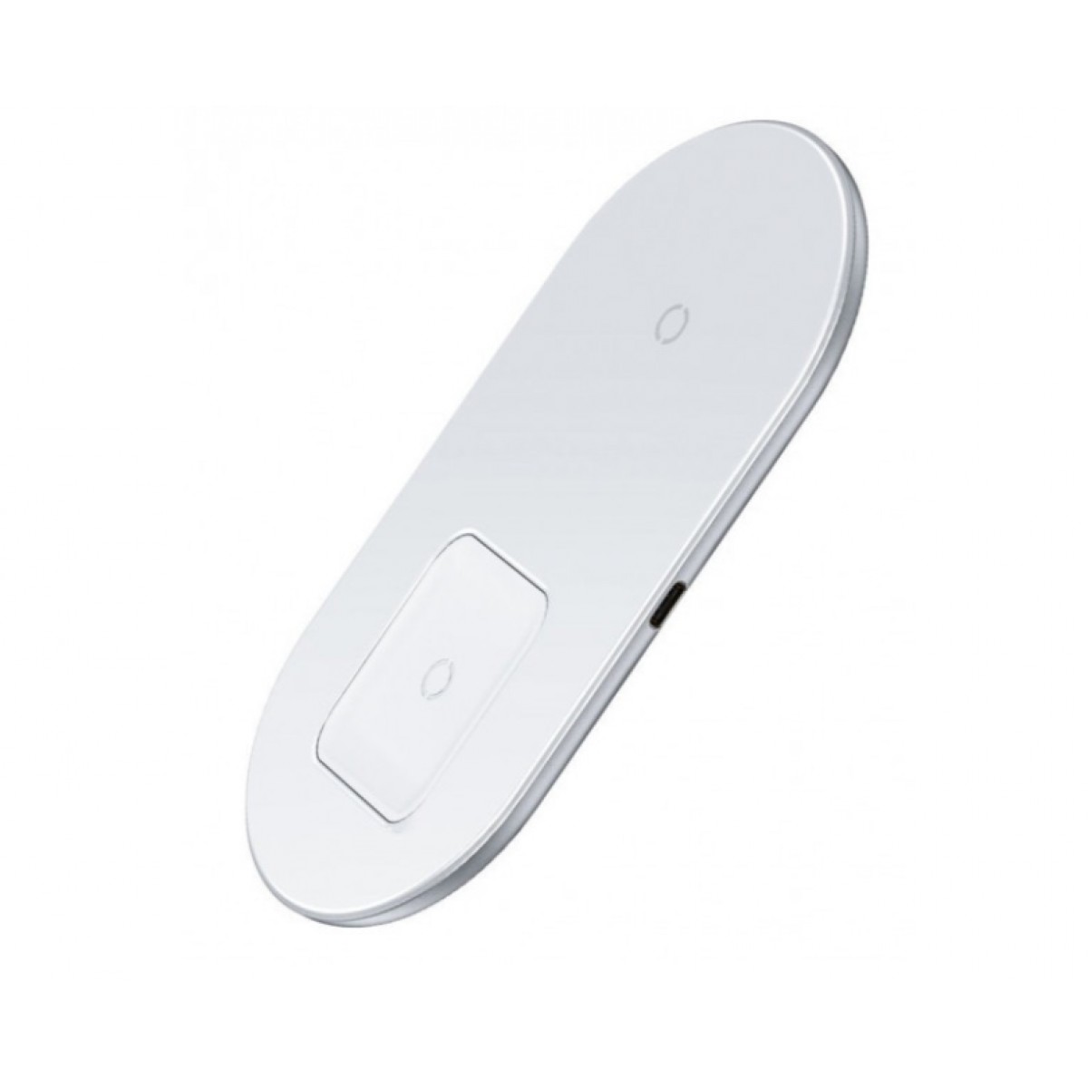 

Беспроводное зарядное устройство Baseus Simple 2in1 Wireless Charger Pro Edition For Phones Pod, белый