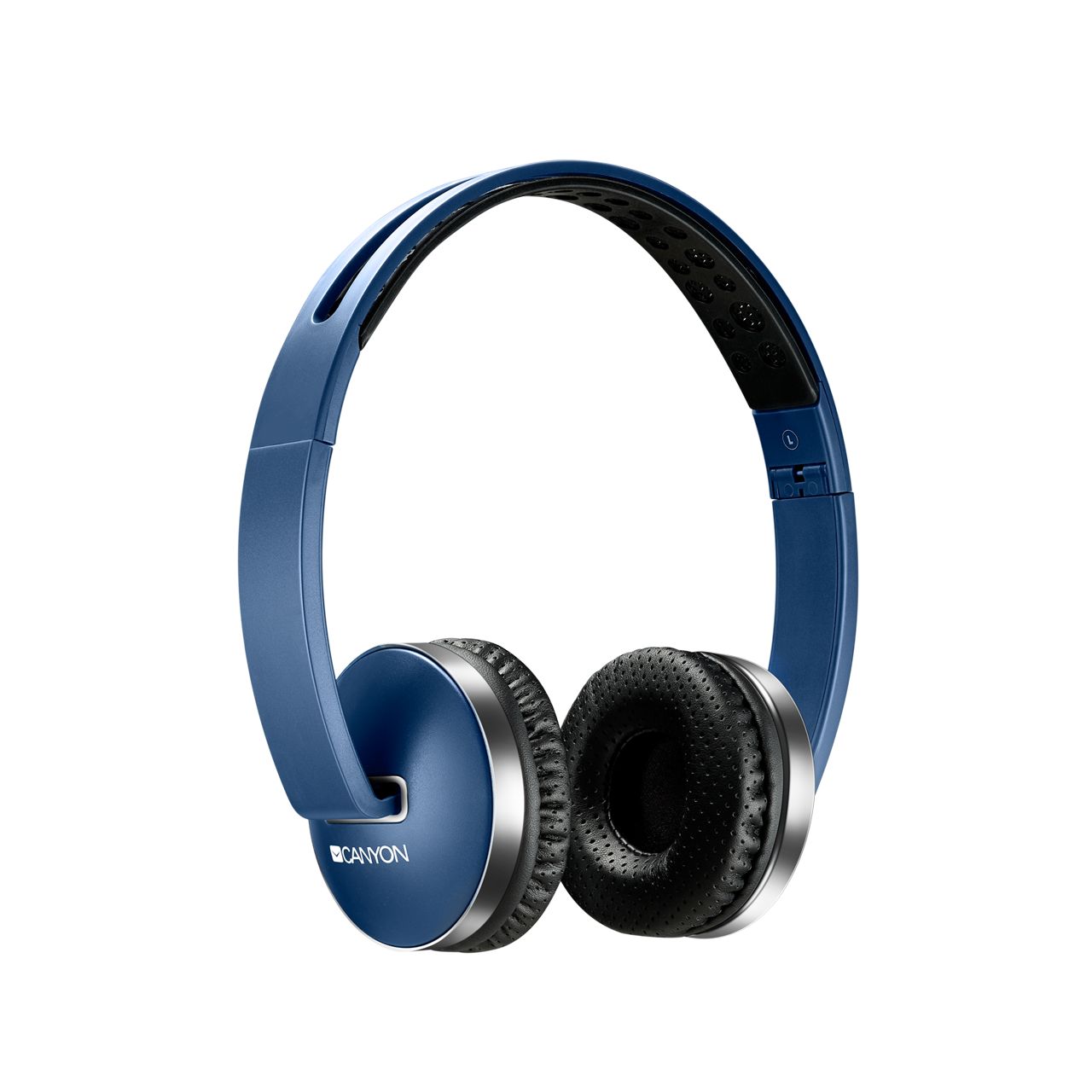 

Наушники гарнитура накладные Bluetooth Canyon CNS-CBTHS2BL Blue