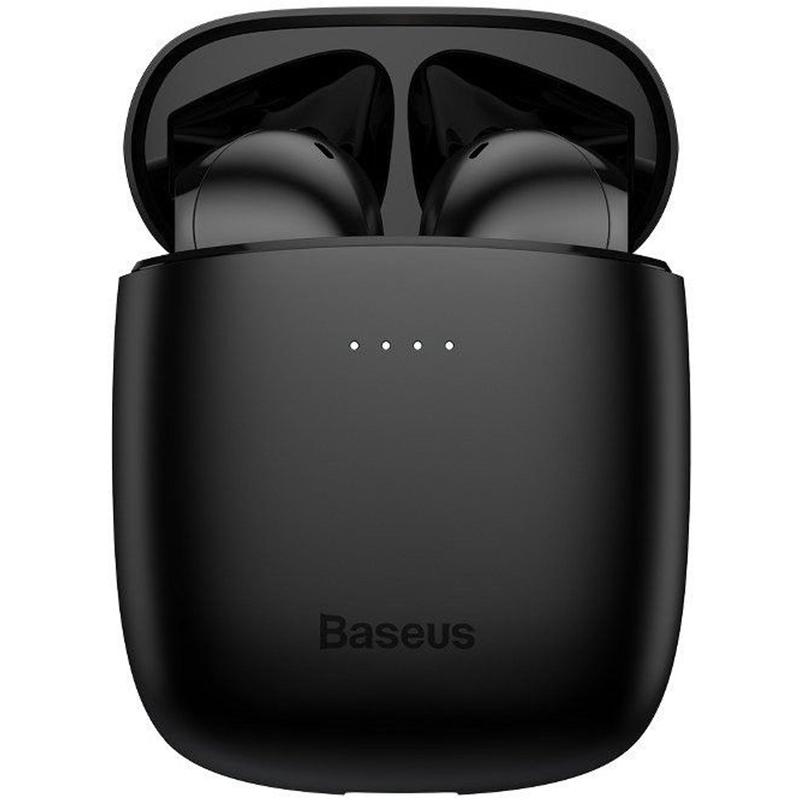 

Наушники гарнитура вкладыши Bluetooth Baseus W04 Black