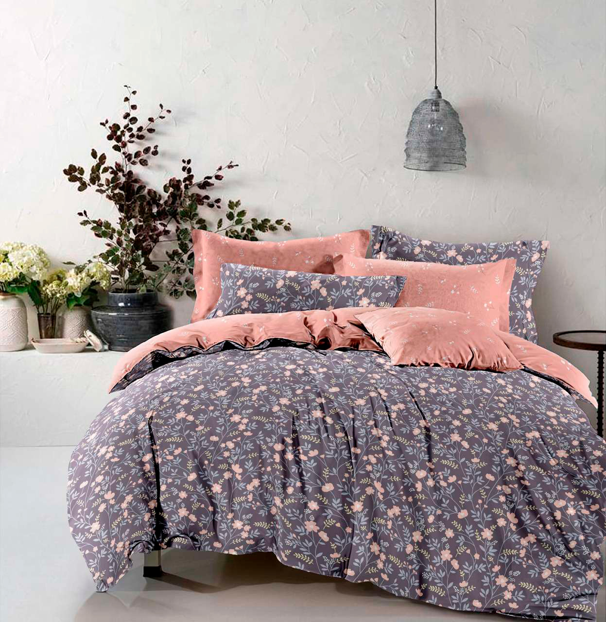 

Комплект постельного белья MirSon Бязь Premium 17-0433 Rose garden 200х220