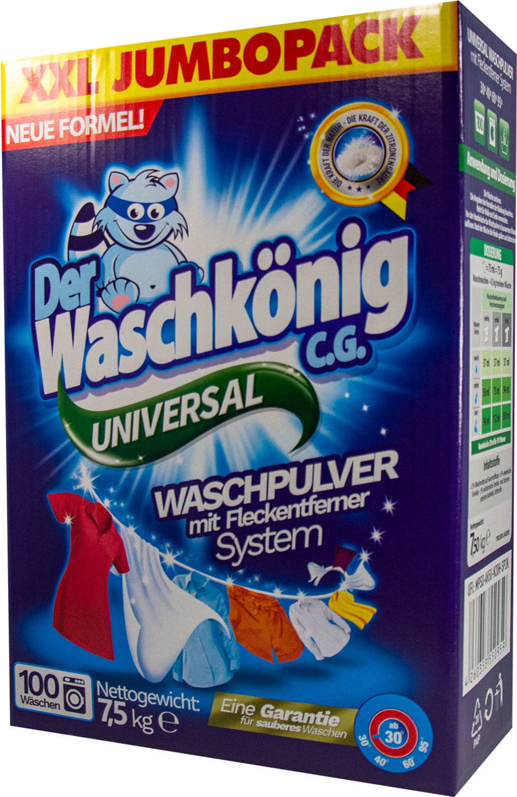 Акция на Порошок для стирки Waschkonig Universal 7.5 кг (4260353550959) от Rozetka UA