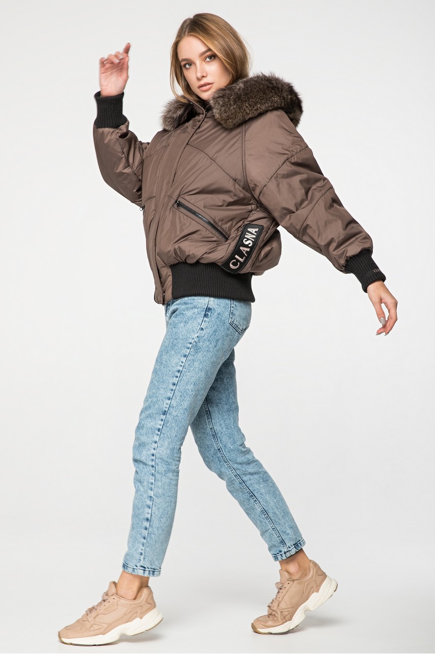 

Куртка CLASNA CW19D725CH M цвета кофе 7792