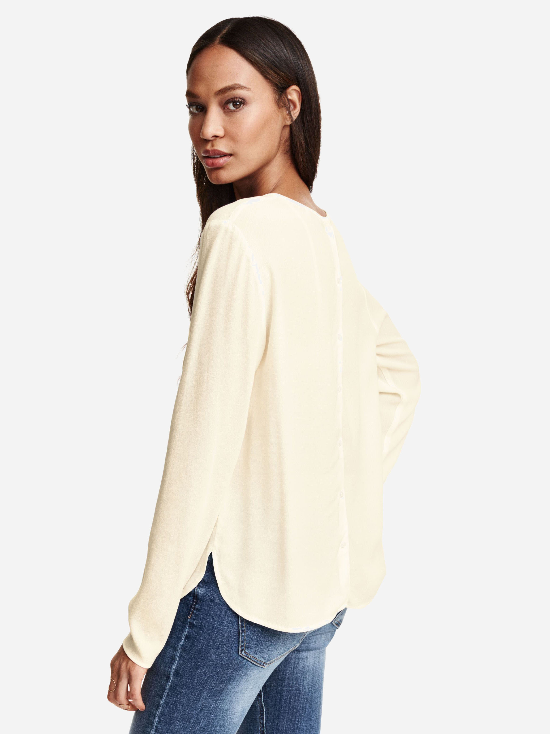 

Блузка H&M 3426993 38 Молочная