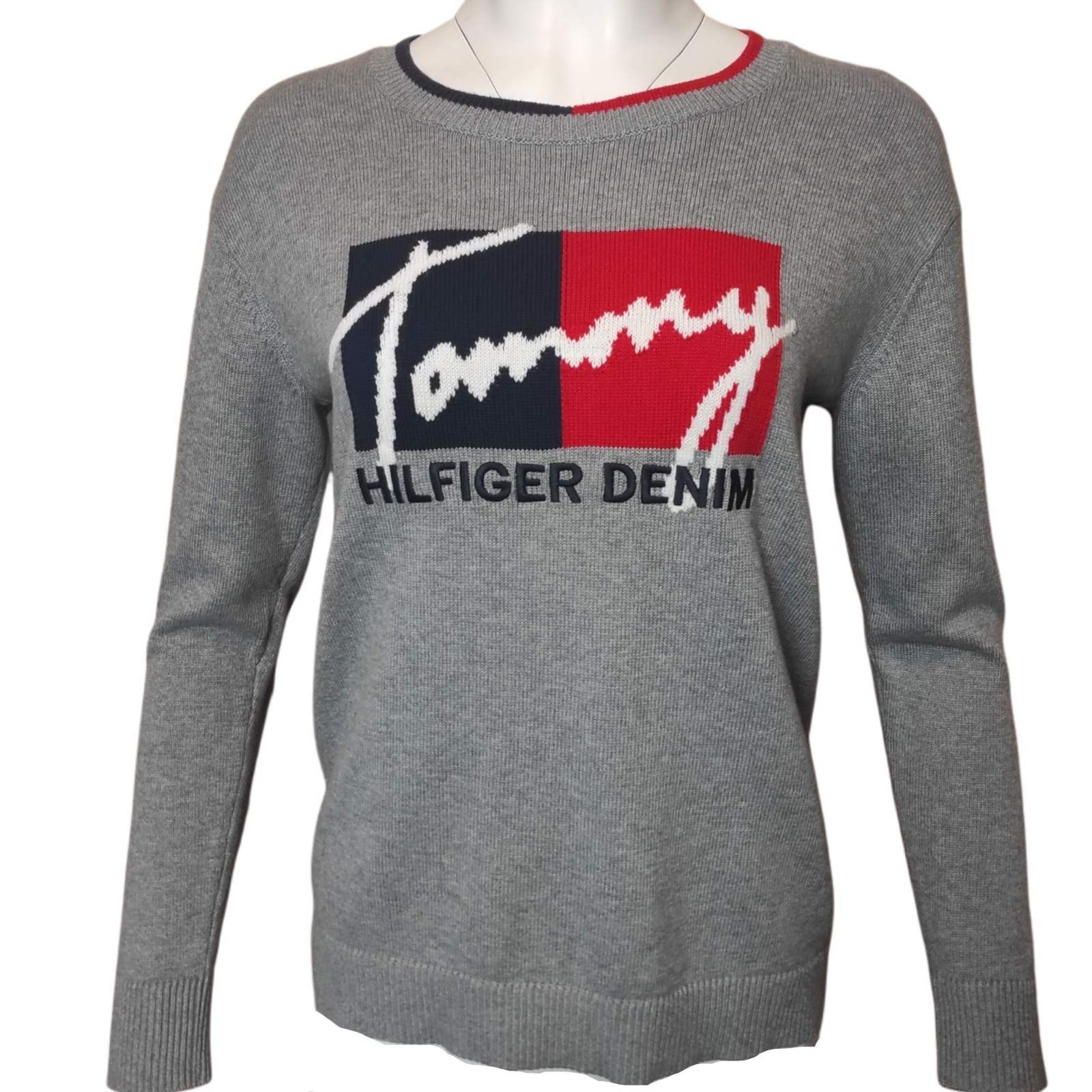 

Женский джемпер NWT TOMMY HILFIGER с длинным рукавом, серый, 76J0060030, размер, Женский джемпер NWT TOMMY HILFIGER с длинным рукавом, серый, 76J0060030, размер S