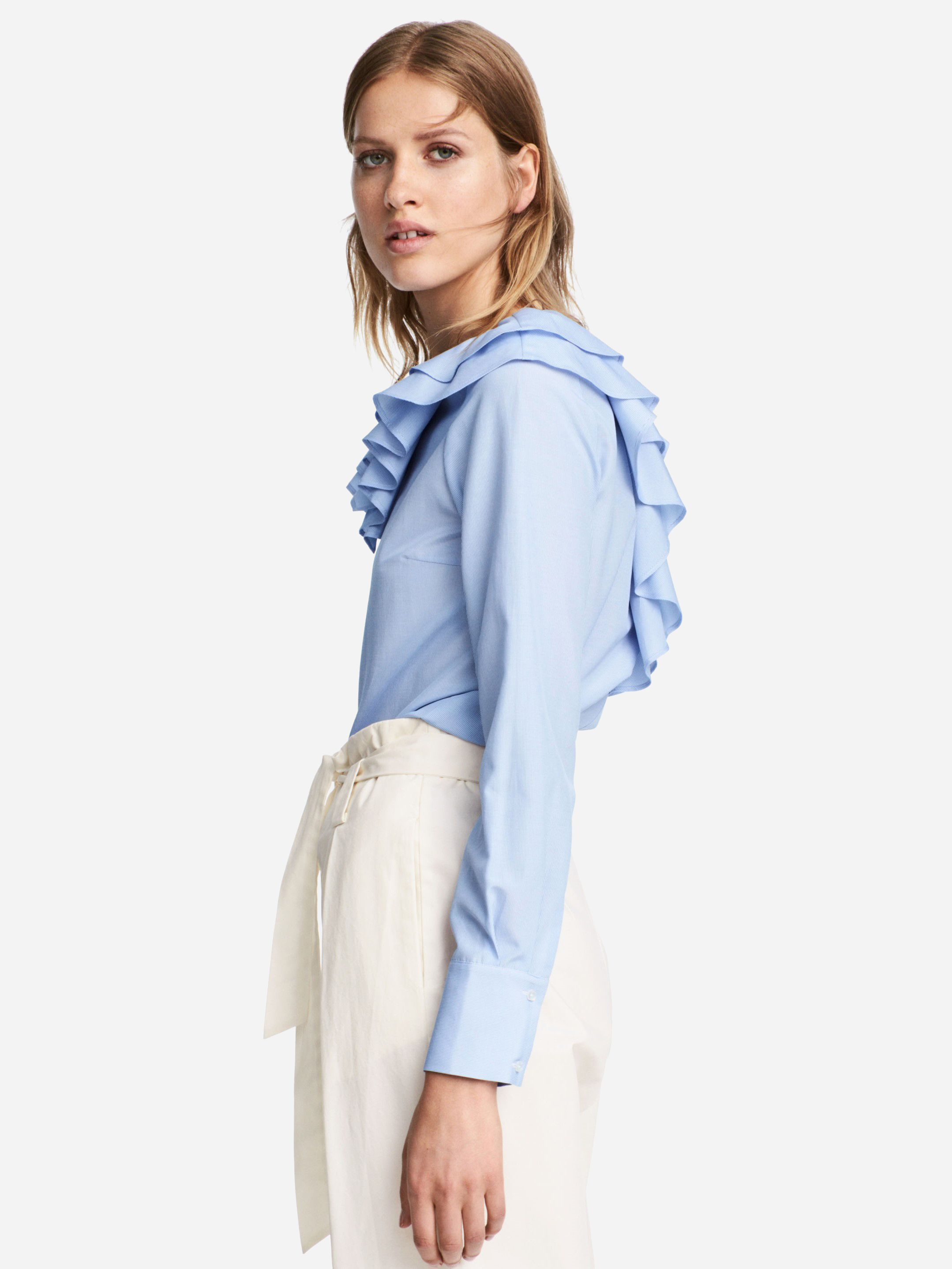 

Блузка H&M XAZ127229NKPA  Голубая, Блузка H&M XAZ127229NKPA 42 Голубая