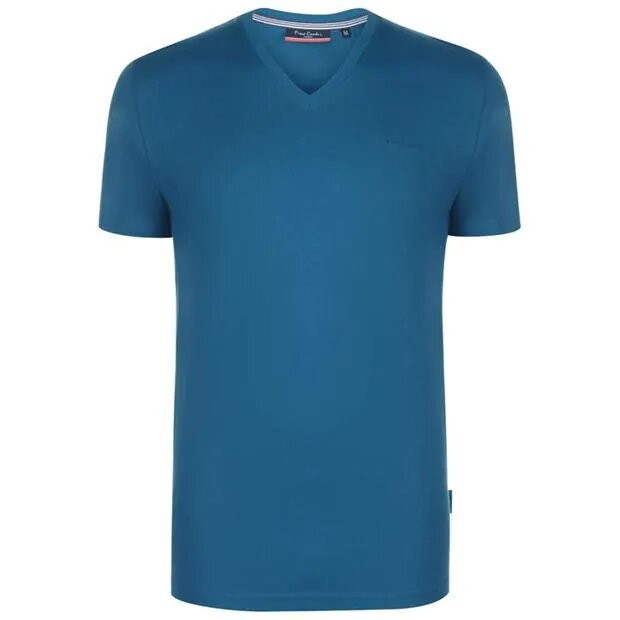 

Футболка Pierre Cardin V Neck T Shirt  Cиний 68400191, Футболка Pierre Cardin V Neck T Shirt M Cиний 68400191