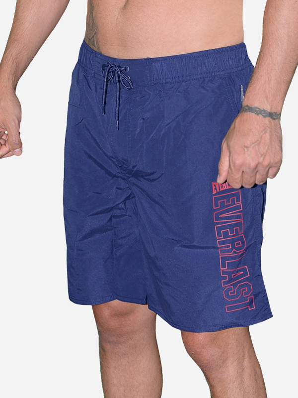 

Шорты пляжные Everlast Mens Swim Short With Contrast Print On Leg EVR9925 L Темно-синие