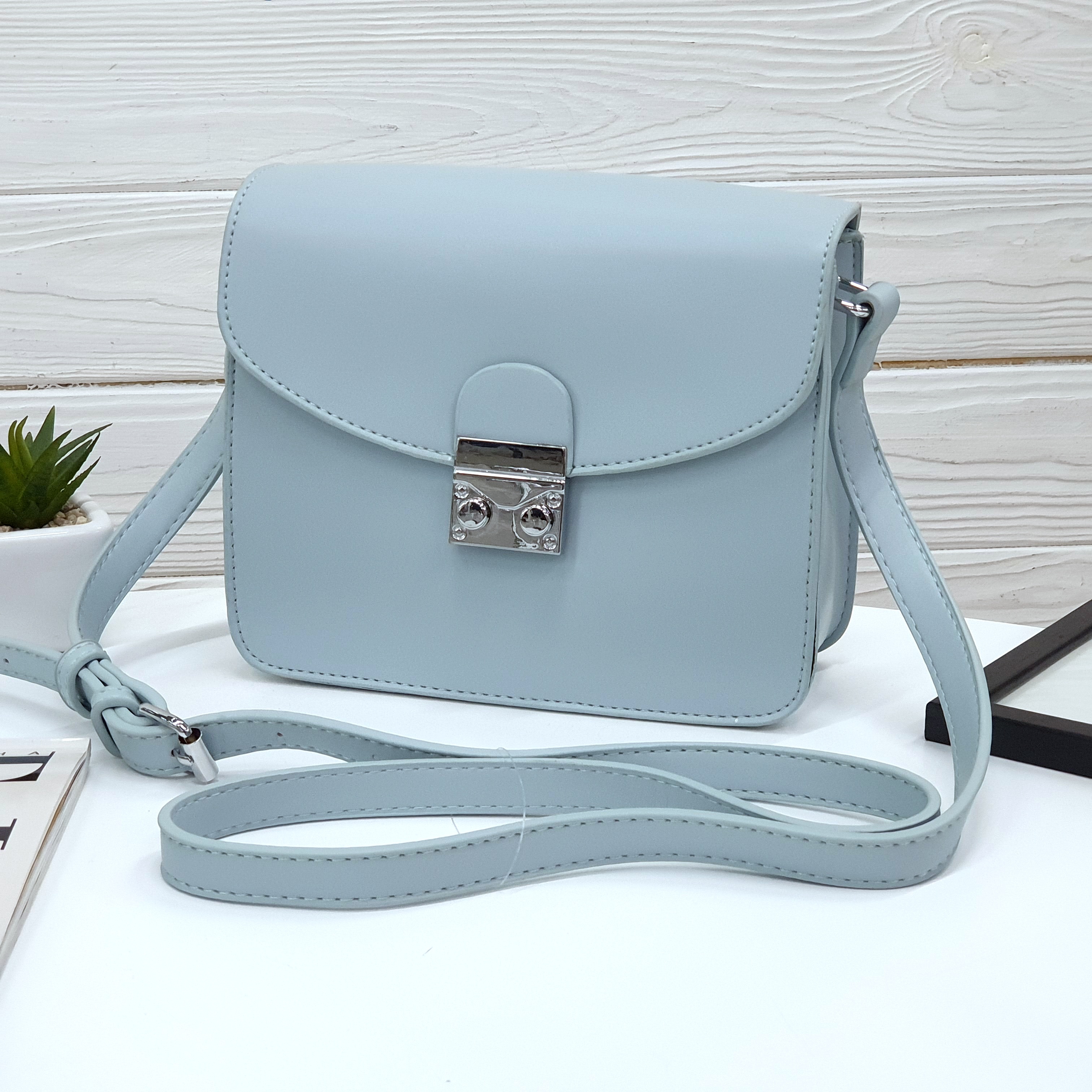 

Сумка жіноча M&JJ Блакитний 19х16х7 см (4158)