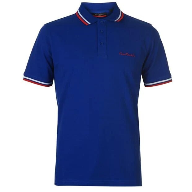 

Поло Pierre Cardin Tipped Polo  Синий 54077981, Поло Pierre Cardin Tipped Polo M Синий 54077981