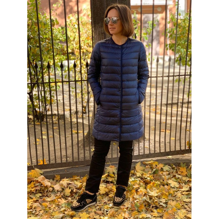 

Пальто Uniqlo ультралегкая  темно синее 3844, Пальто Uniqlo ультралегкая XXS темно синее 3844