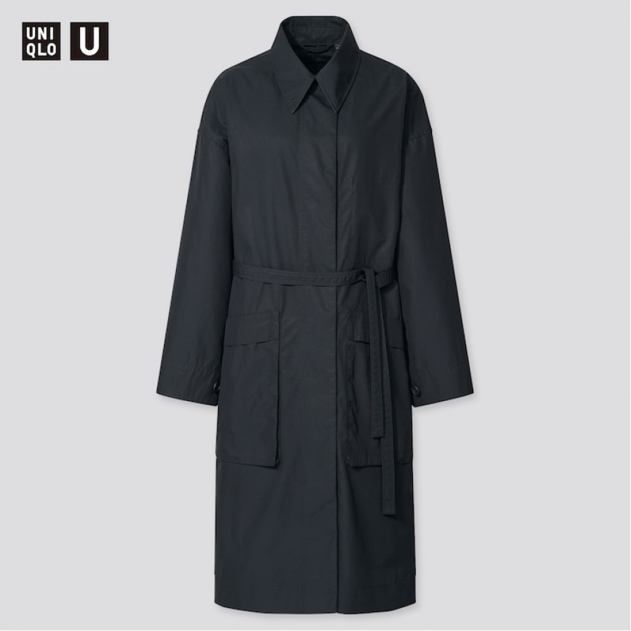 

Плащ Uniqlo хлопковый оверсайз  черный 5492, Плащ Uniqlo хлопковый оверсайз S черный 5492