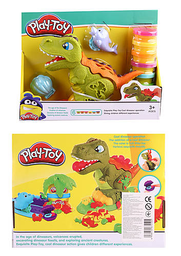 

Набор для творчества "Динозавр" (пластилин, формочки) Play Toys (SM8041)