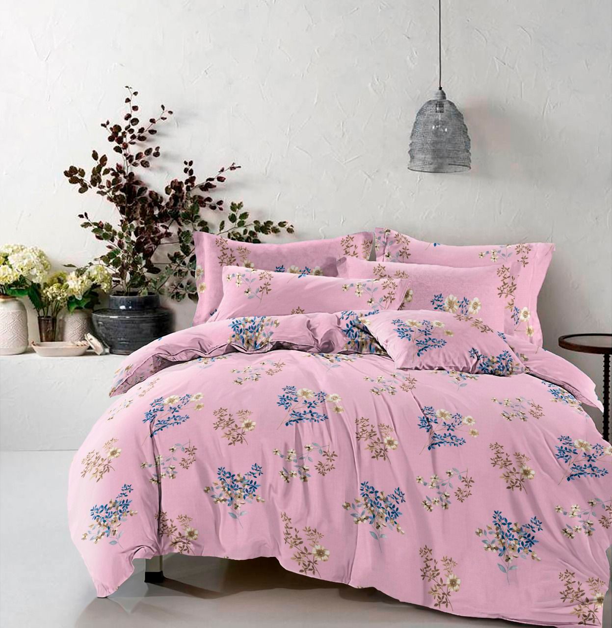 

Комплект постельного белья MirSon Бязь Premium 17-0439 Pink split 110х140