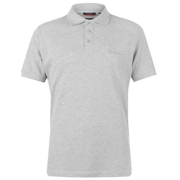 

Поло Pierre Cardin Plain Polo Shirt Mens  Серый 54045425, Поло Pierre Cardin Plain Polo Shirt Mens 3XL Серый 54045425