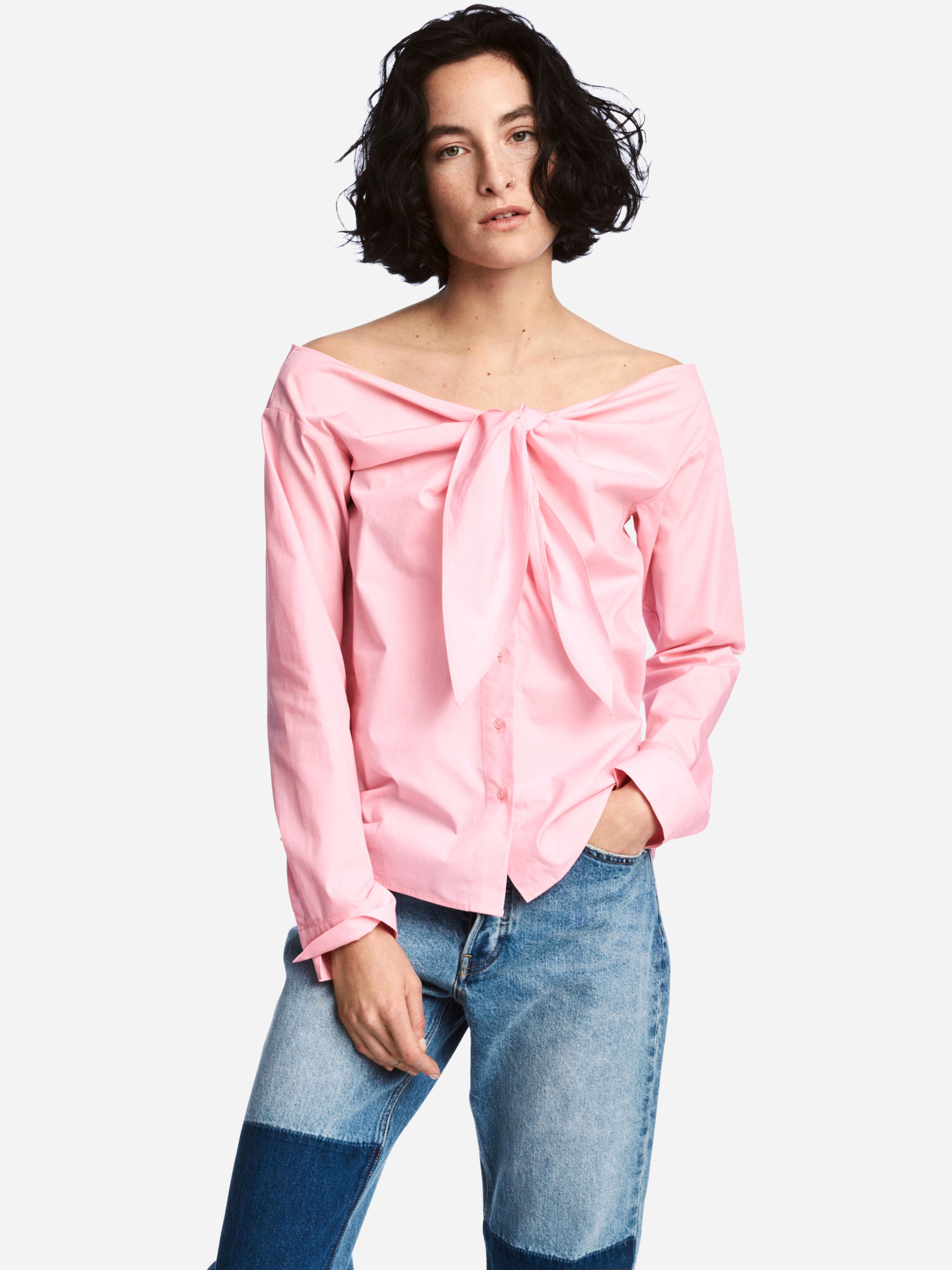 

Блузка H&M 5498556 42 Розовая