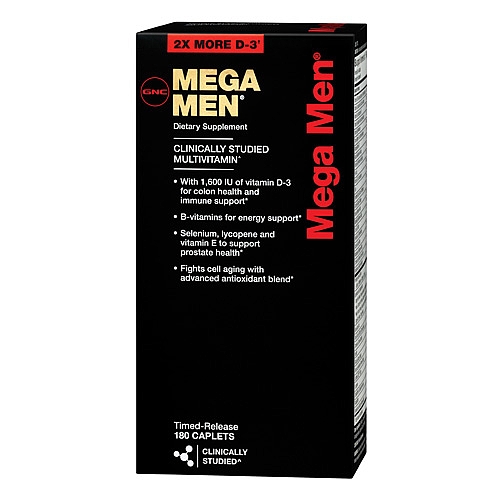 

Витамины GNS Mega Men 180 таблеток (4384302541)