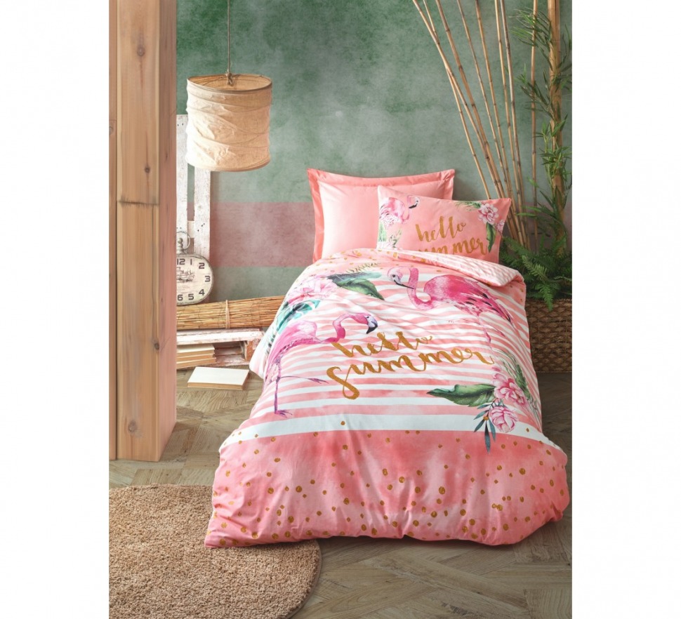 

Подростковый комплект ранфорс Cotton Box Hello Summer pembe