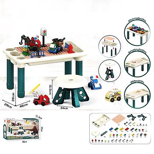 

Игровой столик-конструктор 2 в 1 San jia Le Hai (6314)