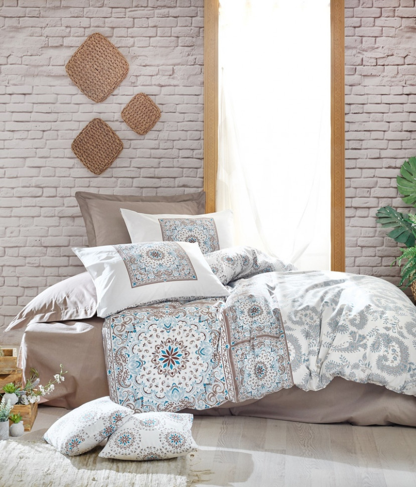 

Постельное белье из ранфорса Cotton Box Bianna евро