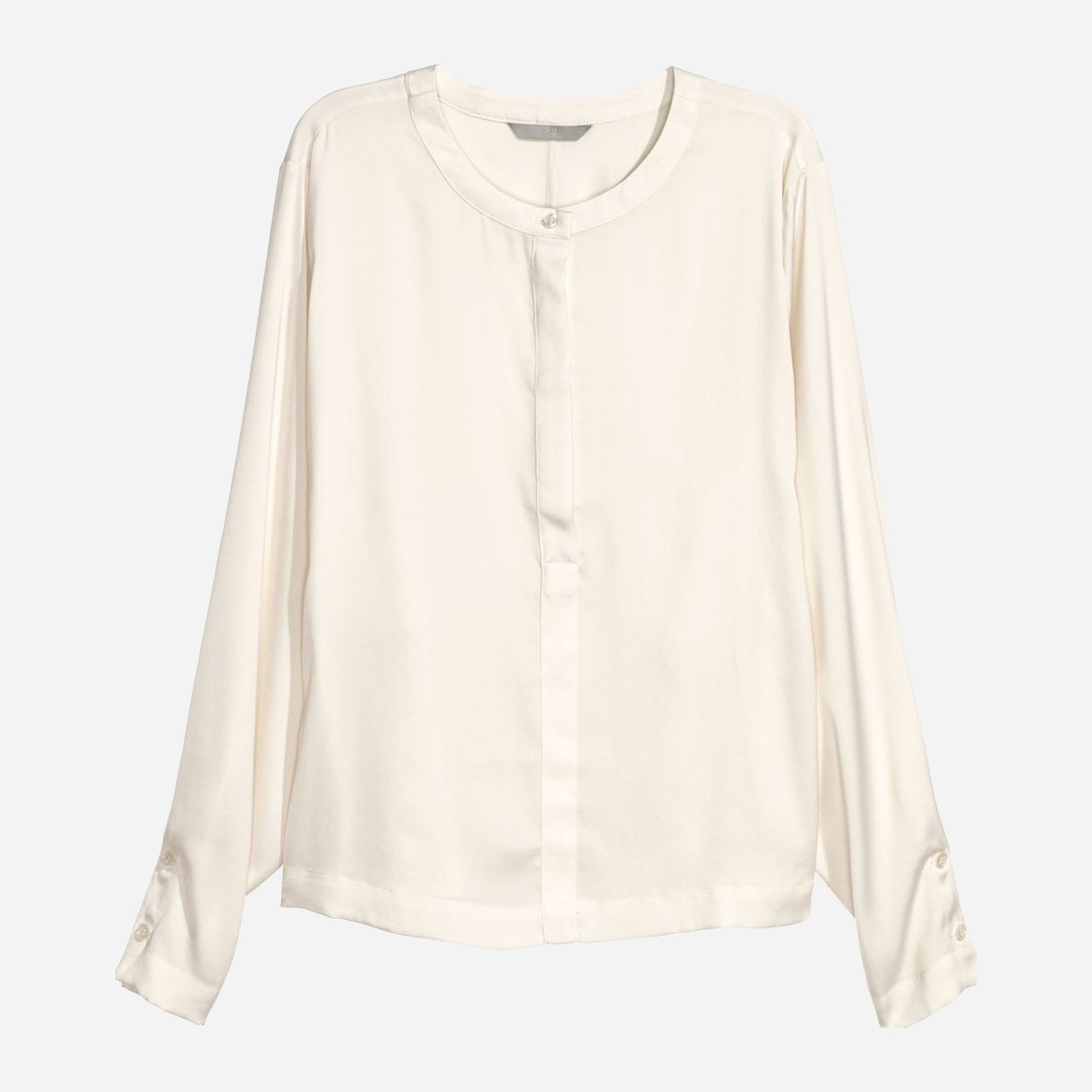 

Блузка H&M 0585750_01  Молочная, Блузка H&M 0585750_01 42 Молочная