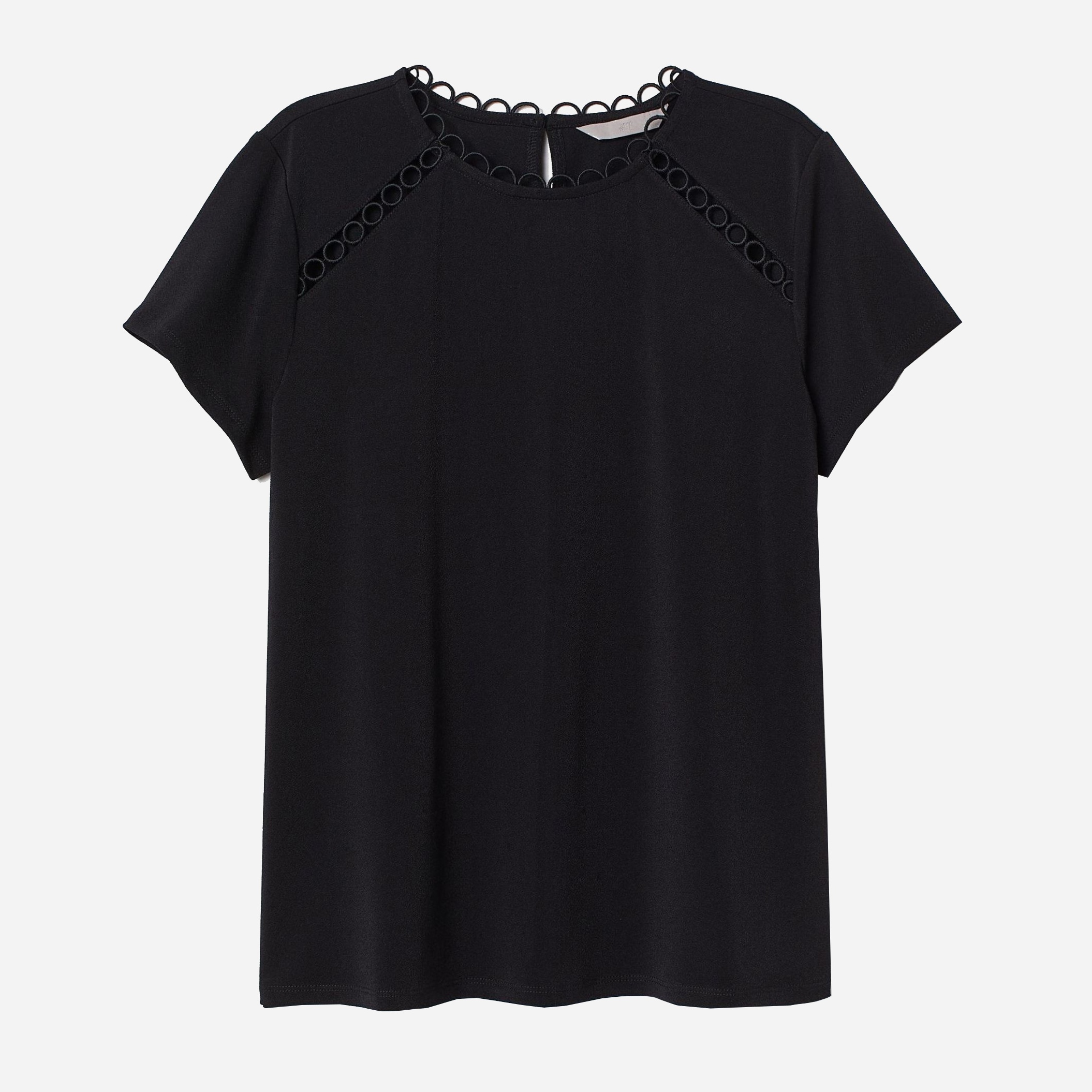 

Блузка H&M 0726465-9  Черная, Блузка H&M 0726465-9 S Черная