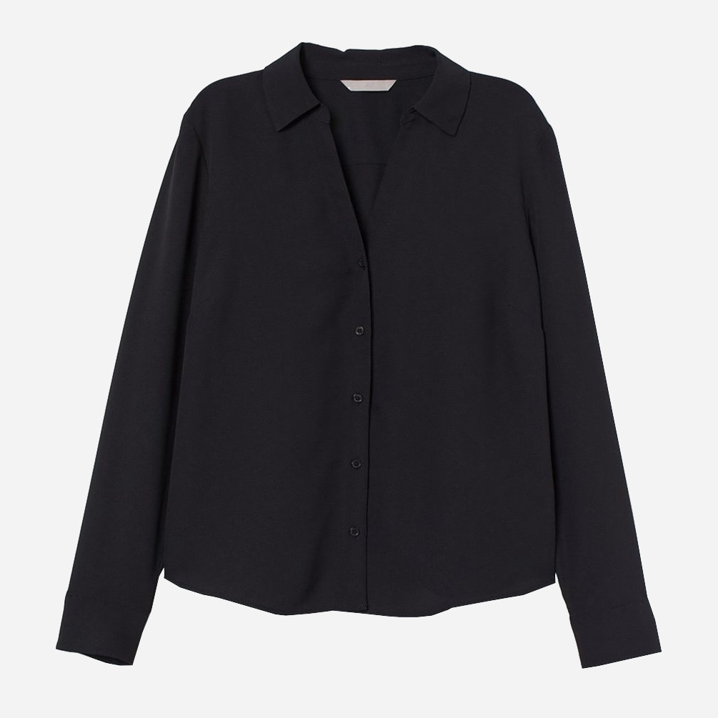

Блузка H&M 0762846-010 42 Черная