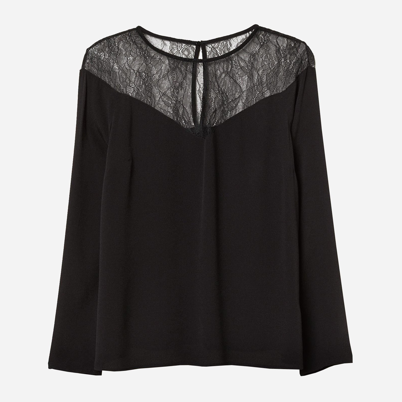 

Блузка H&M 6599508-AAAD 48 Черная
