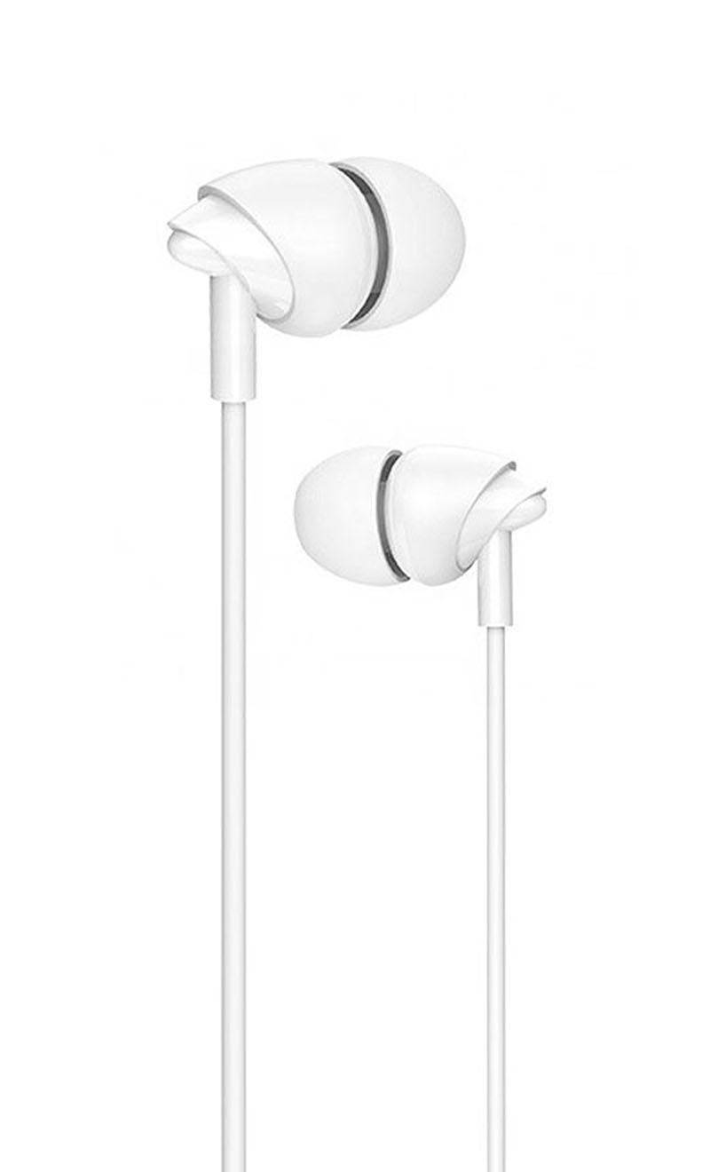 

Наушники вакуумные проводные с микрофоном Usams EP-39 In-ear Plastic Earphone Белый (HSEP3902)
