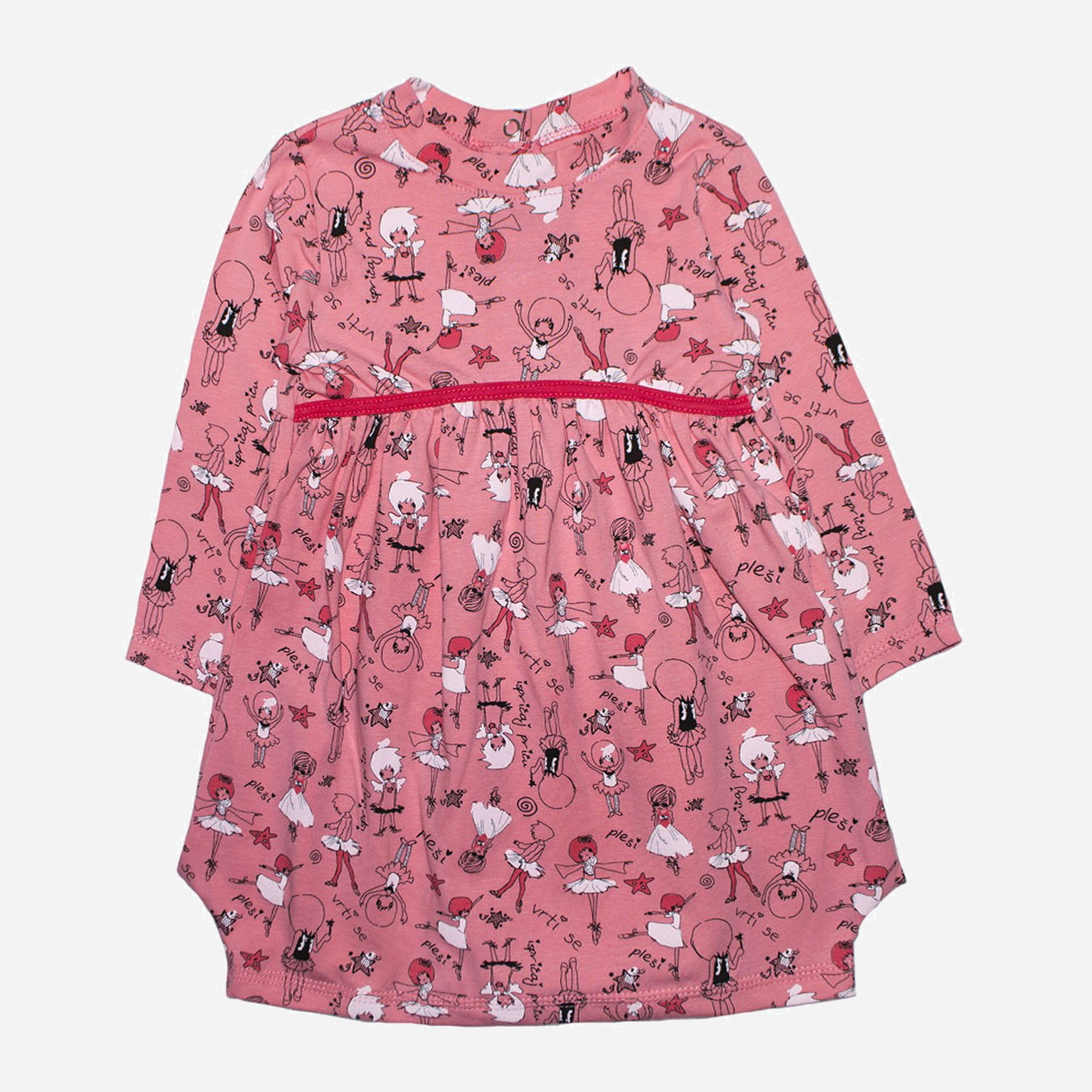

Платье с длинными рукавами Малыш Style ПЛ-10 86-92 см Красное
