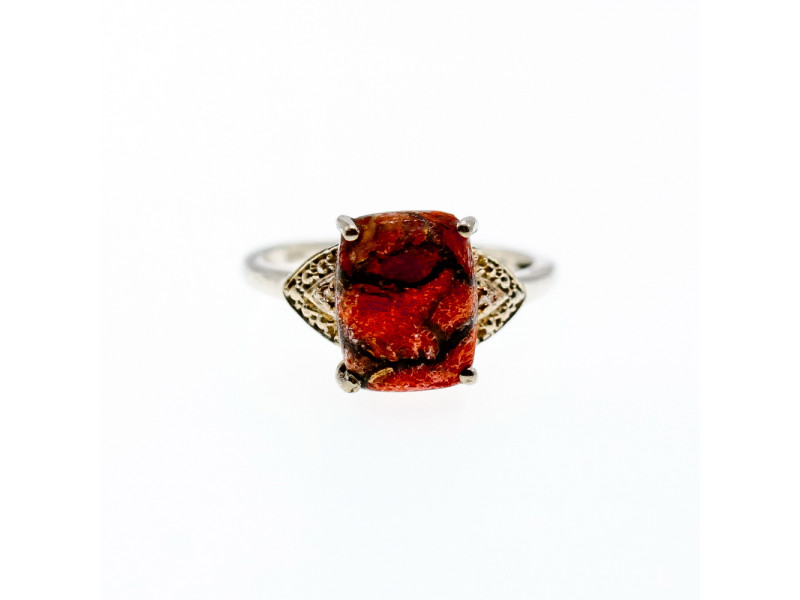 

Серебряное кольцо с яшмой Натуральный Sky Jewelry 003545