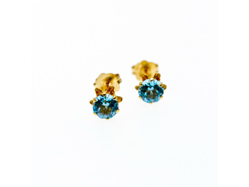 

Золотые серьги с топазом Счастье Натуральный Sky Jewelry 003532