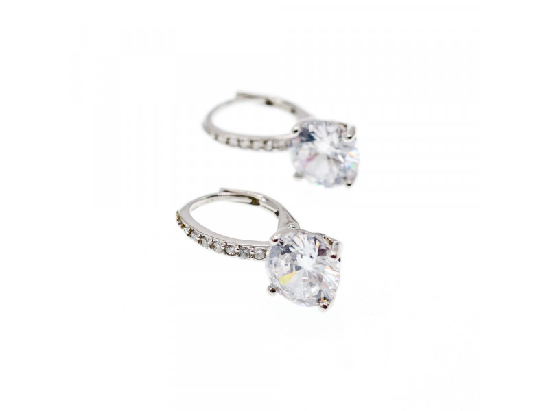 

Серебряные серьги с фианитами Сияй Sky Jewelry 003516