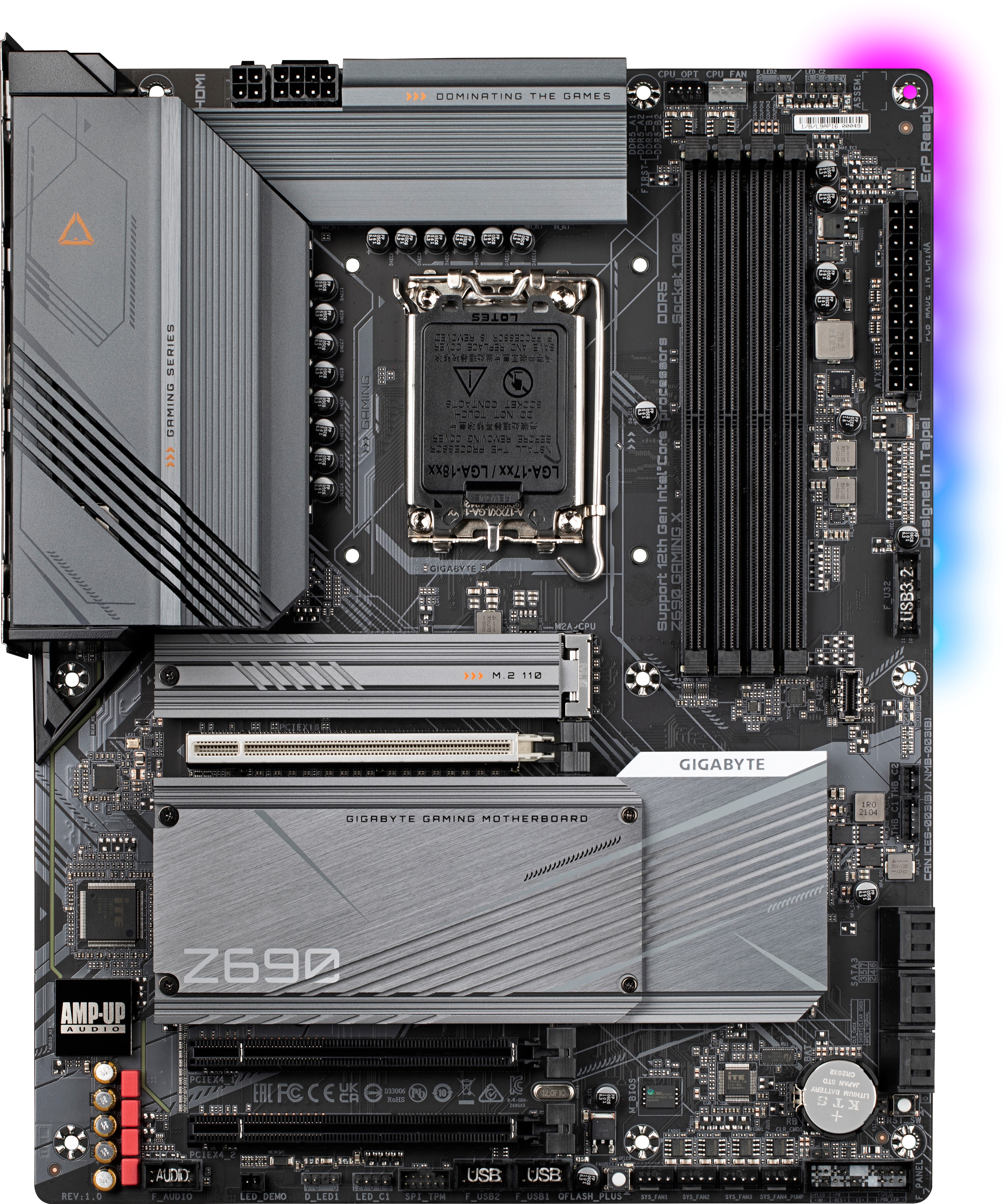 

Материнская плата Gigabyte Z690 Gaming X (s1700, Intel Z690, PCI-Ex16)