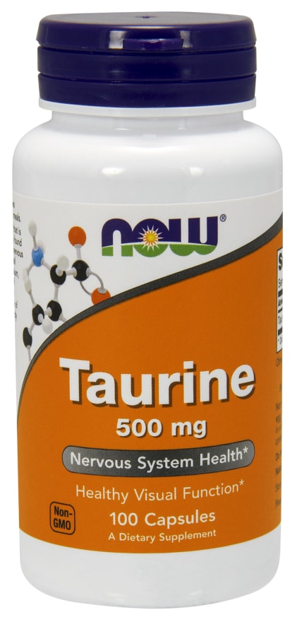 

Аминокислота NOW Taurine 500 mg 100 капс Без вкуса (589f51)