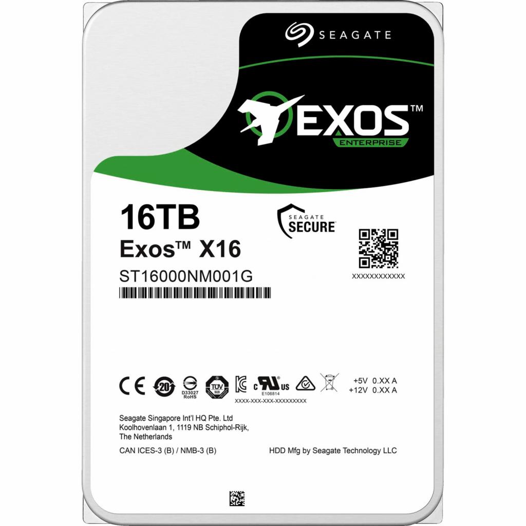 

Жесткий диск Seagate Exos X18 16 TB (ST16000NM001J)