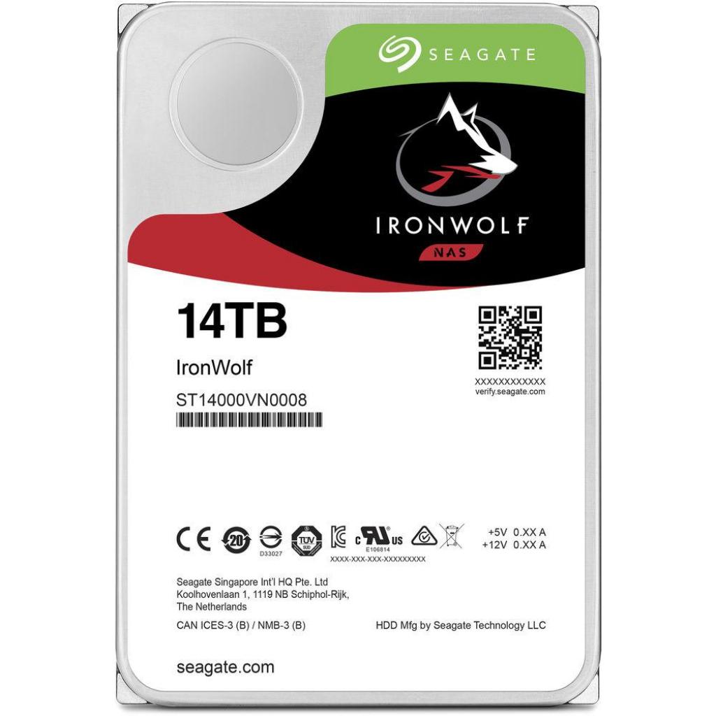 

Жесткий диск Seagate IronWolf 14 TB (ST14000VN0008)