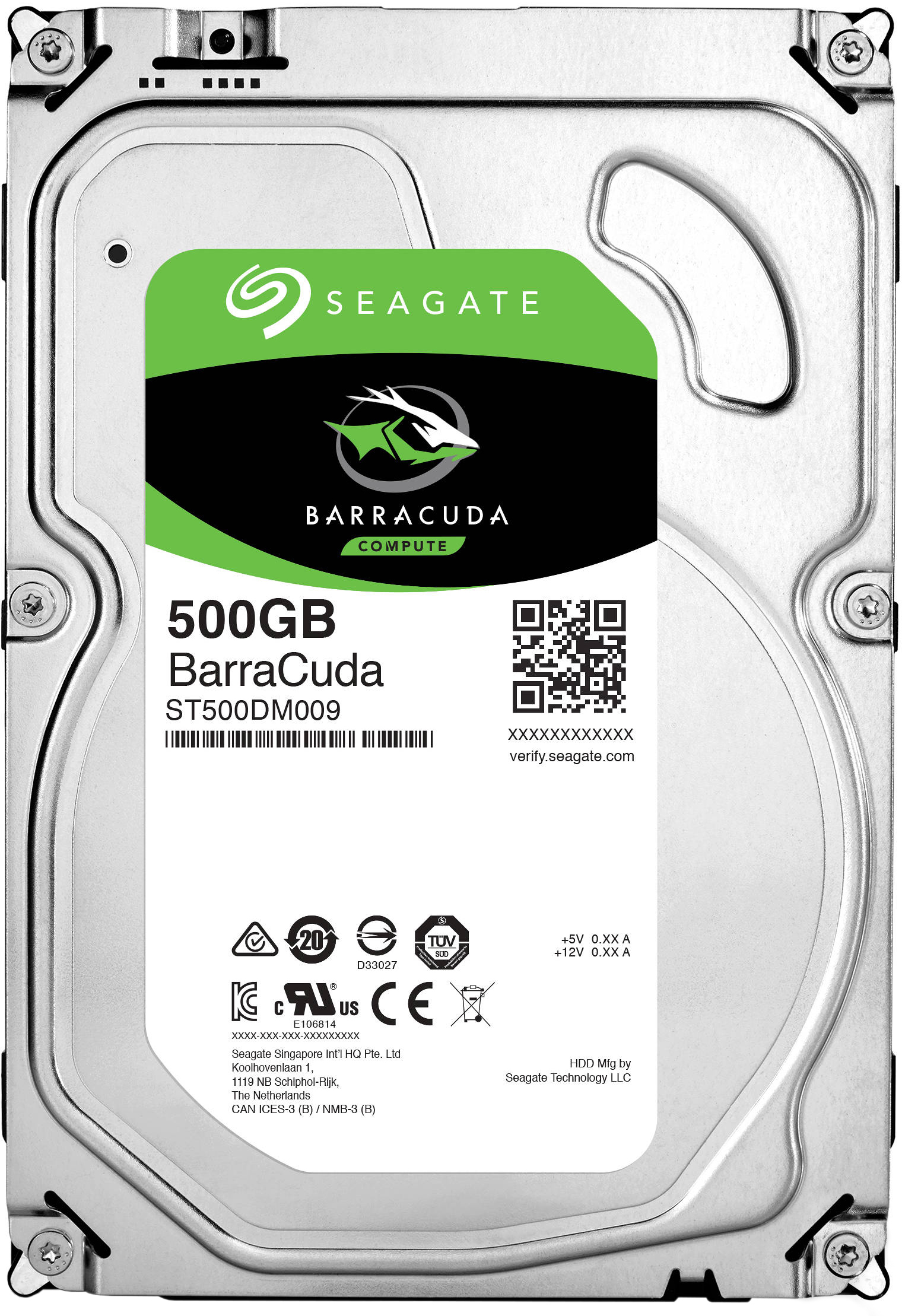 

Жесткий диск Seagate BarraCuda 500GB ST500DM009 3.5 SATA III (133060)