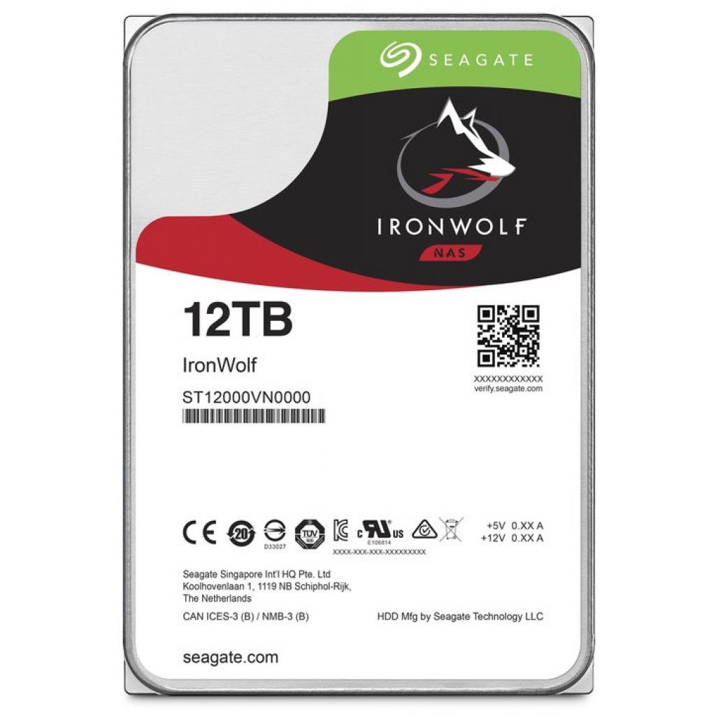 

Жесткий диск Seagate IronWolf 12 TB (ST12000VN0008)