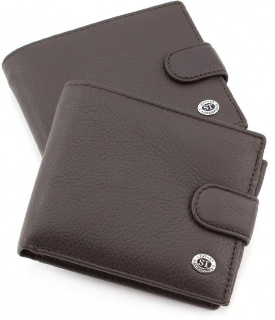 

Мужской кожаный кошелек ST Leather 98299 Коричневый