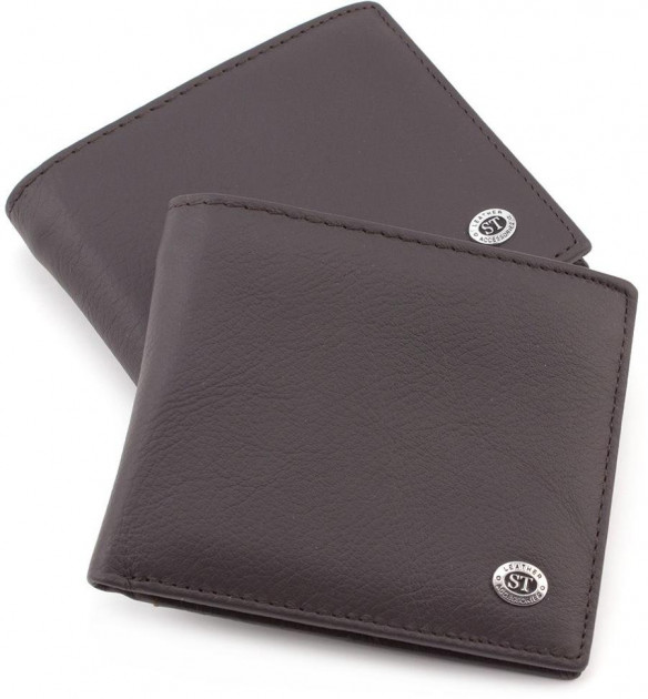 

Мужской кожаный кошелек ST Leather 98395 Коричневый