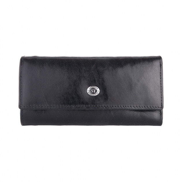 

Кошелек кожаный с ключницей ST Leather (В416) 98656 Черный