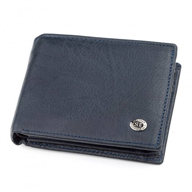

Мужской кошелек кожаный ST Leather 98312 Синий