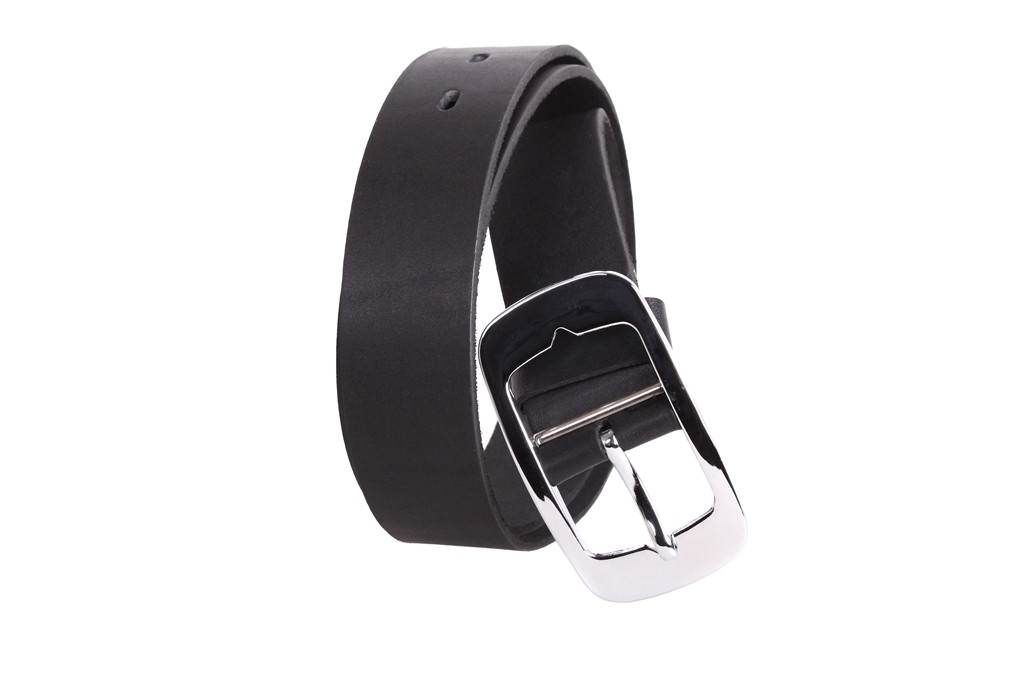 

Женский кожаный ремень под джинсы D-Belts S0276 черный (105-130 см х 4 см)