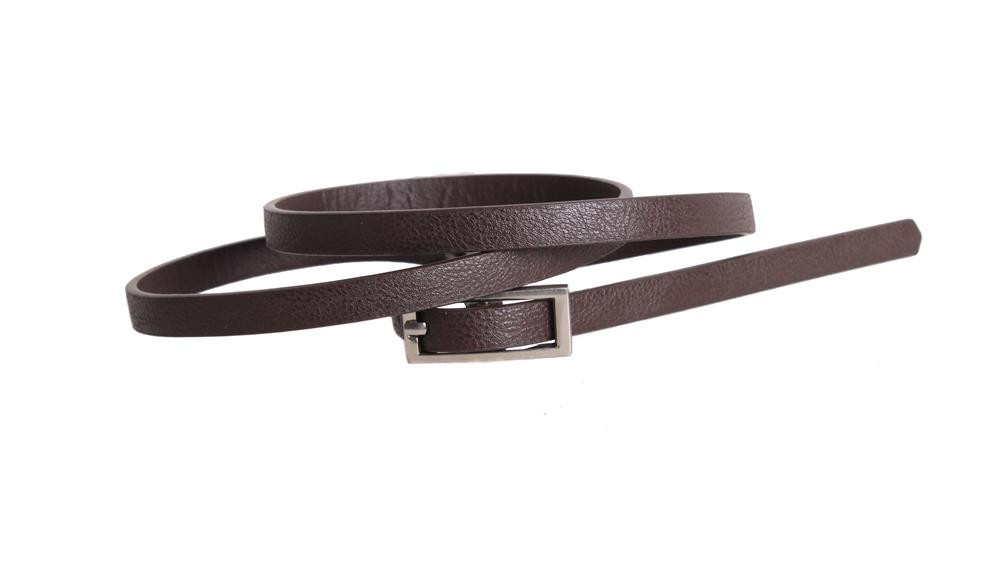 

Женский узкий ремень D-Belts S0508 коричневый (110-115 см х 1 см)