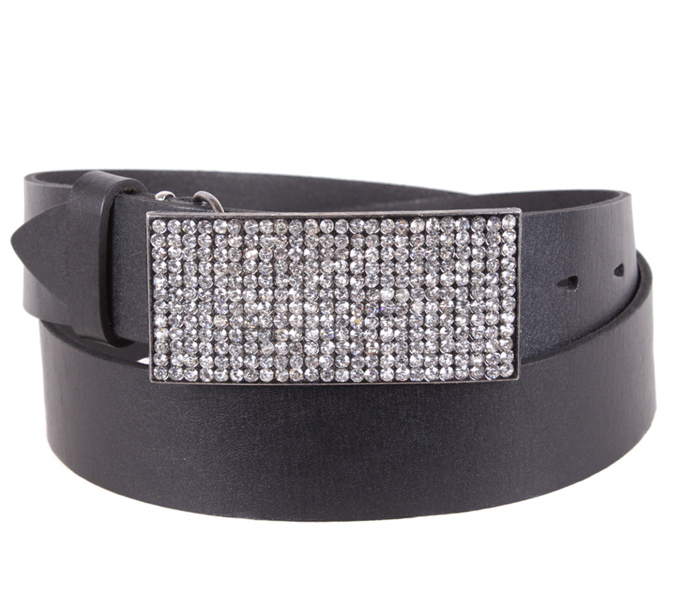 

Ремень для женщин джинсовый D-Belts S1001 черный (115 см х 4 см)
