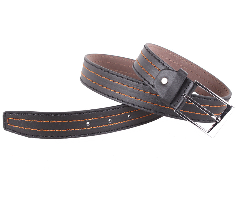 

Красивый мужской ремень эко кожа D-Belts S0935 черный (115 см х 4 см)