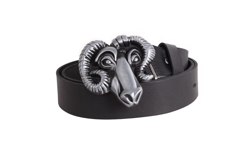 

Мужской ремень с бляхой D-Belts S0190 черный (125-130 см х 4 см)